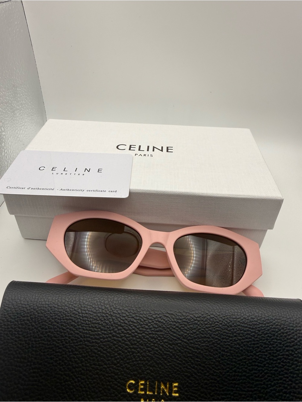 Celine Pink Cat-Eye Women's Sunglasses